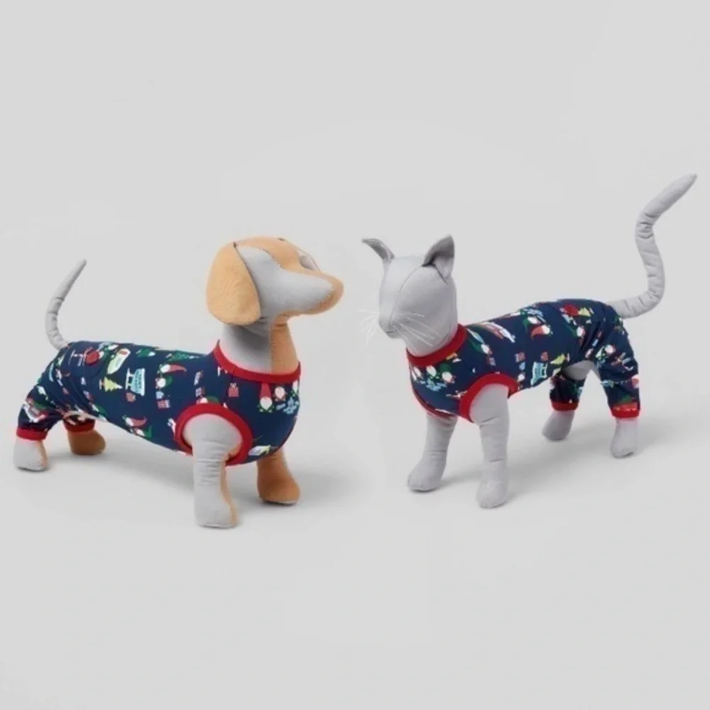 Wondershop Holiday Gnome Print Pet Pajamas Matching Family Christmas Sleep Shirt